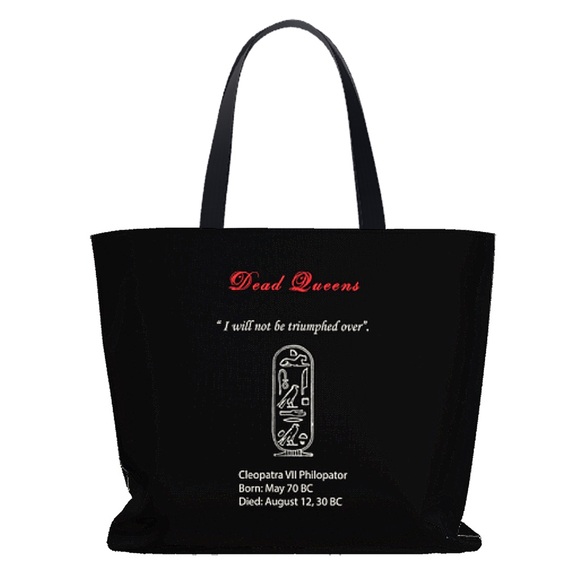 Cleopatra Oversize Tote Bag by Dead Queens - Picture 2 of 2